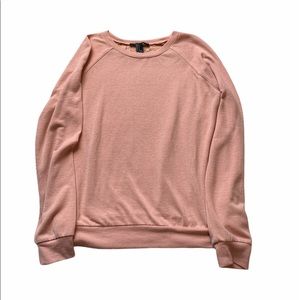 Forever 21 Orange Sweatshirt with LACE Back